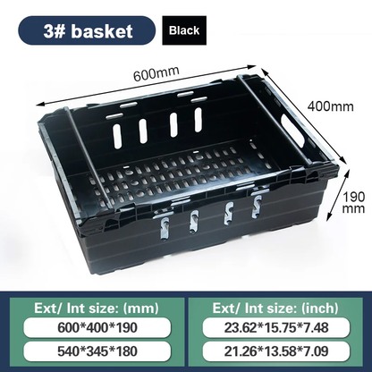 Multi-Use Storage Supermarket Cabinet Organizer Baskets