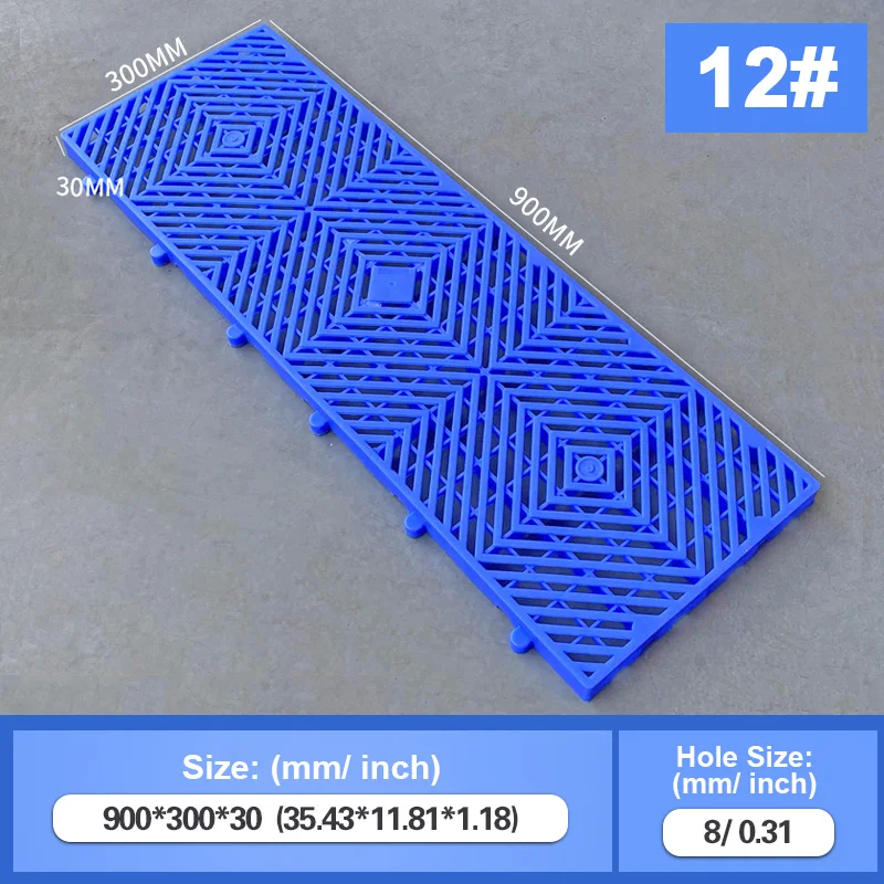 Plastic Moisture-proof Flooring Tiles Plastic Moistureproof Slat Cushion Board
