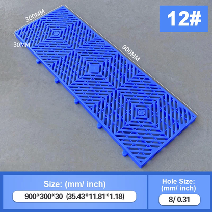 Plastic Moisture-proof Flooring Tiles Plastic Moistureproof Slat Cushion Board