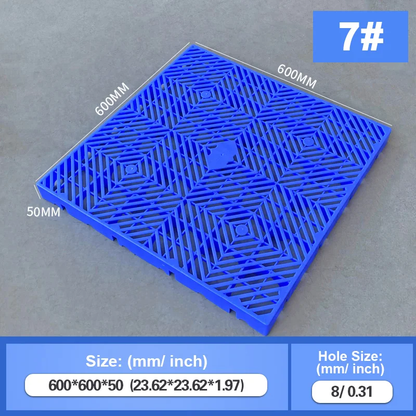 Plastic Moisture-proof Flooring Tiles Plastic Moistureproof Slat Cushion Board