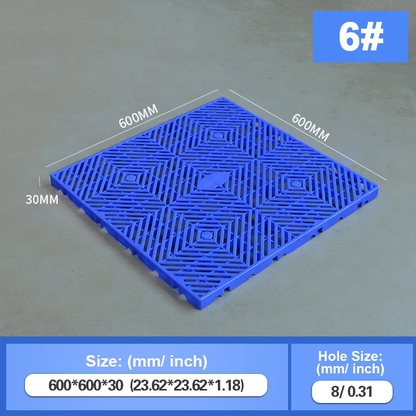 Plastic Moisture-proof Flooring Tiles Plastic Moistureproof Slat Cushion Board