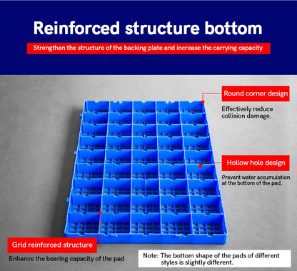 Plastic Moisture-proof Flooring Tiles Plastic Moistureproof Slat Cushion Board