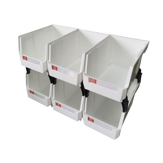 New Style PP Material Plastic Shelving Bin Stackable Part Bins