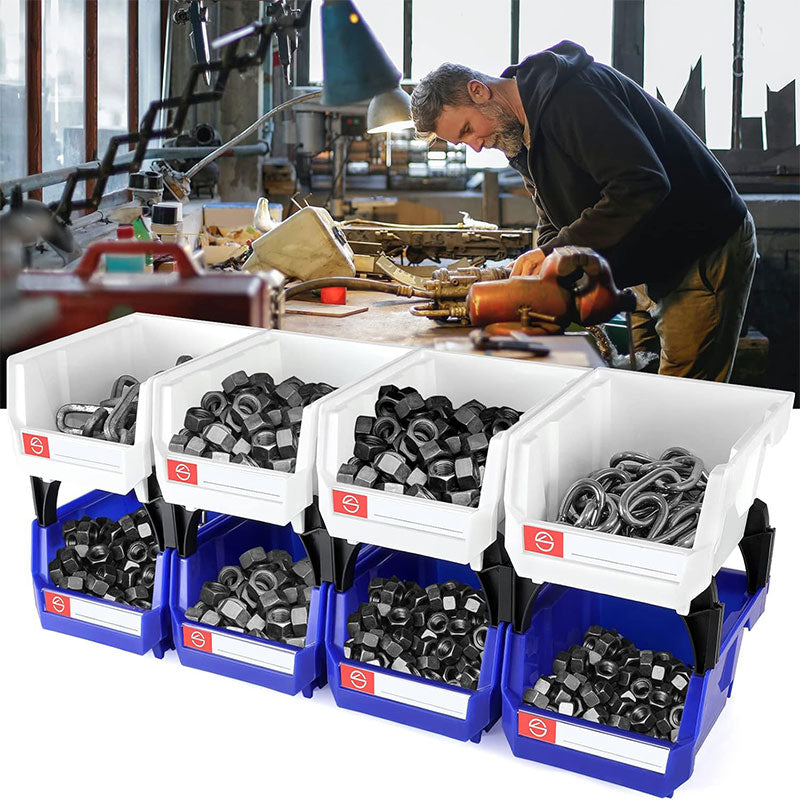 New Style PP Material Plastic Shelving Bin Stackable Part Bins