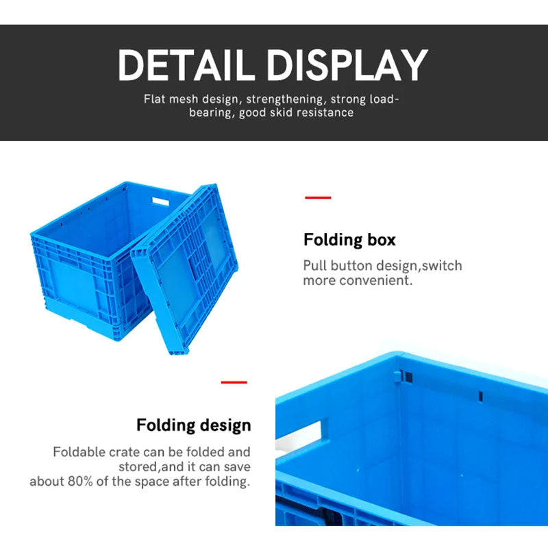 Collapsible Food Crates Plastic Vegetable Fruits Storage Basket