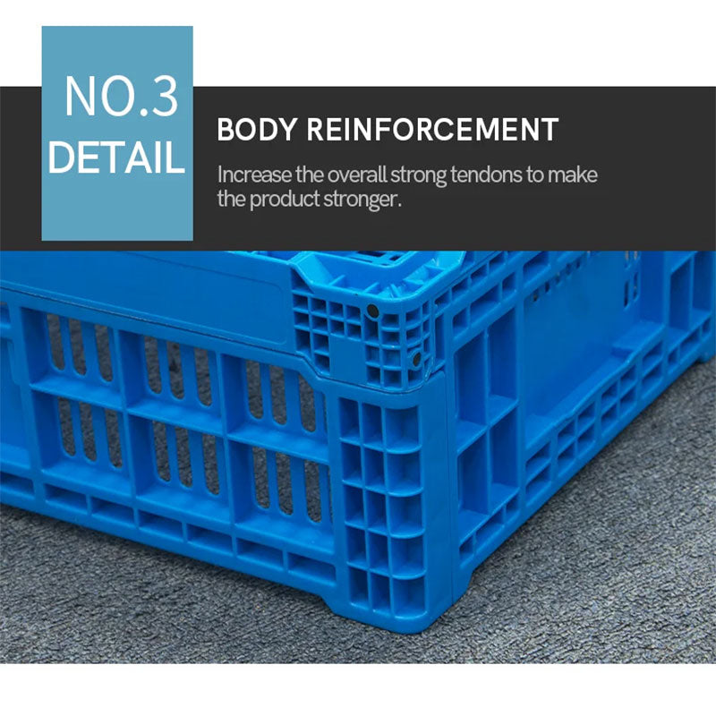 Collapsible Food Crates Plastic Vegetable Fruits Storage Basket