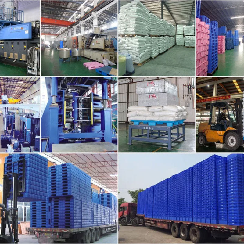 Epal Euro Plastic Pallet Single Faced Storage Transportation Logistics