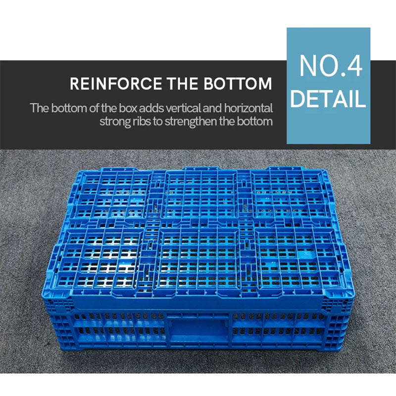 Collapsible Food Crates Plastic Vegetable Fruits Storage Basket