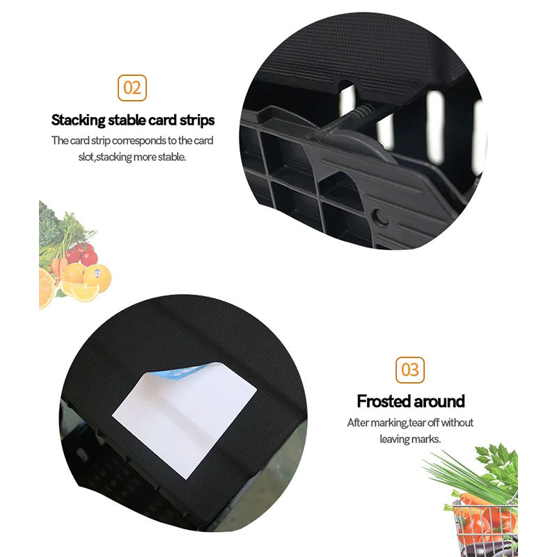 Multi-Use Storage Supermarket Cabinet Organizer Baskets