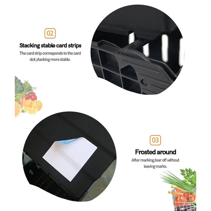 Multi-Use Storage Supermarket Cabinet Organizer Baskets
