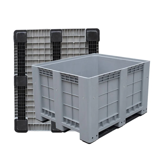 Custom Agriculture HDPE Heavy Duty Storage Solid Stacking Bulk Container